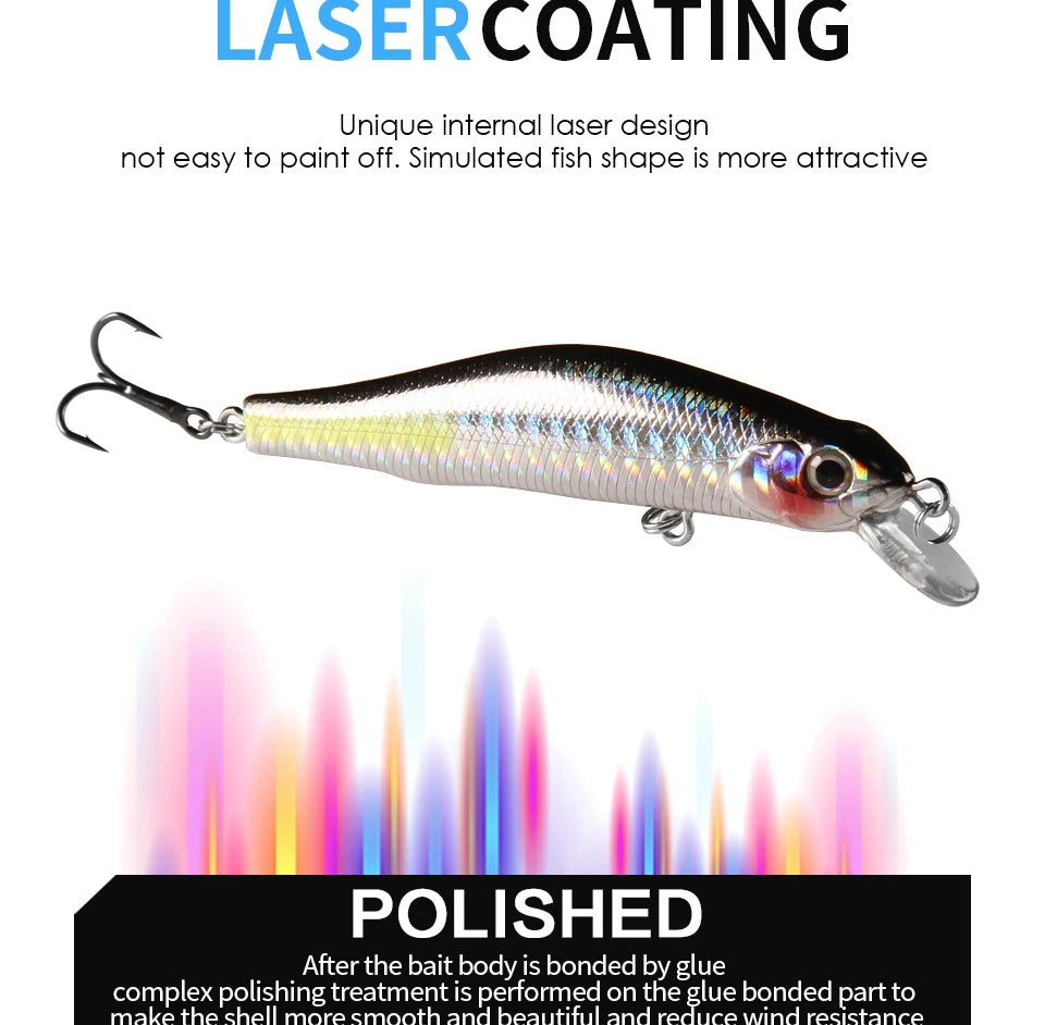 BEARKING 80mm 8.5g qualité professionnelle aimant poids leurres de pêche vairon manivelle modèle chaud appâts artificiels attirail