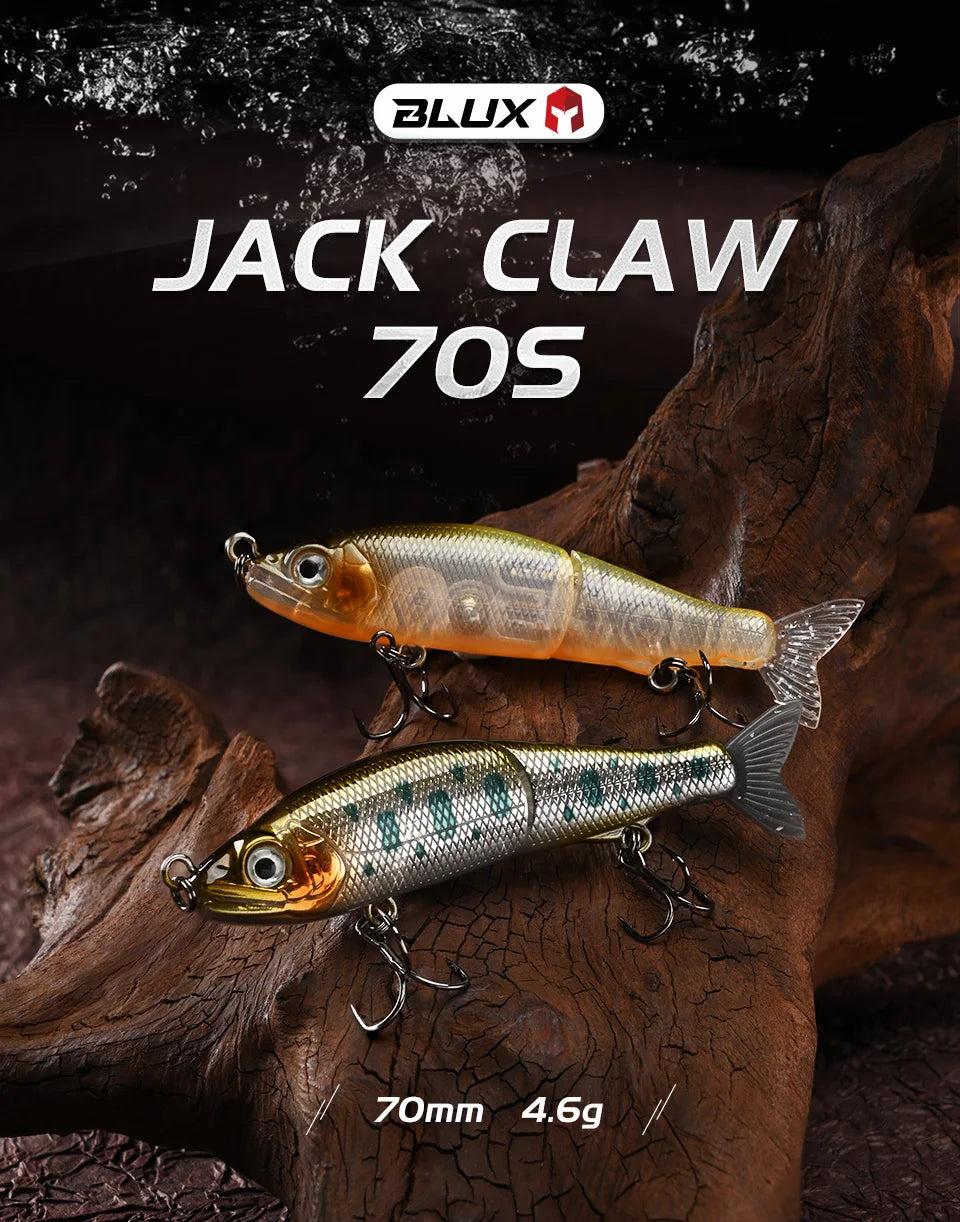 BLUX JACK CLAW 70S — Swimbait Articulé 70mm 4.6g Coulant