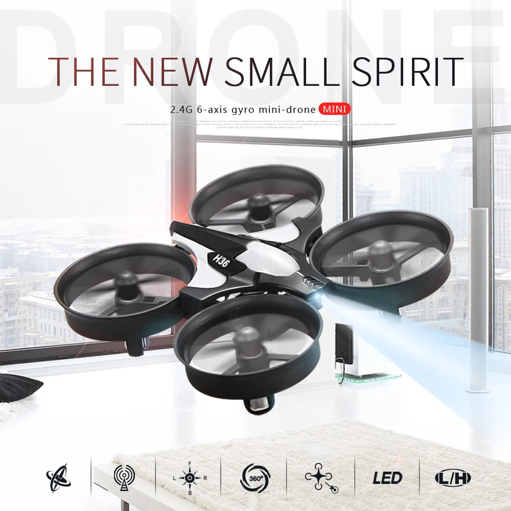 Jjrc H36 Mini Dron 3D Flip modo sin cabeza drones presión de aire altura mantener RC cuadricóptero FPV competición Dron juguetes para niños