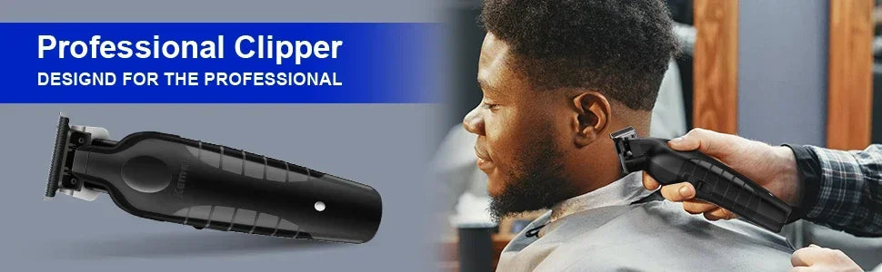 Tondeuse à cheveux sans fil rechargeable — tondeuse barbe électrique puissante, hommes
