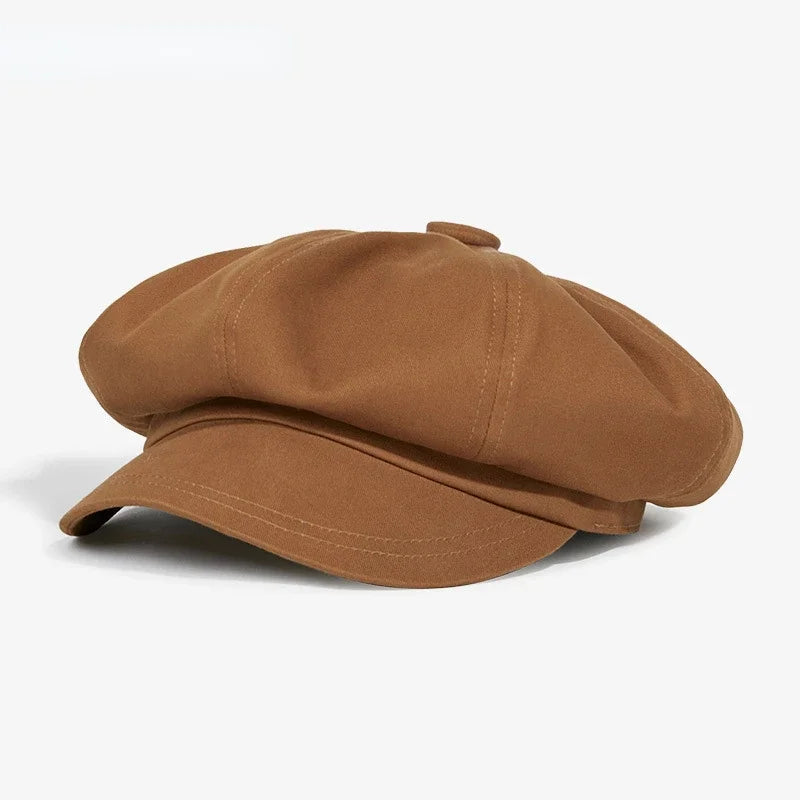 Men's Women's Beret Fashion Spring Summer Versatile Classic Painter Cap Elegant Retro Octagonal Hat Men Women Teen Sun Hat