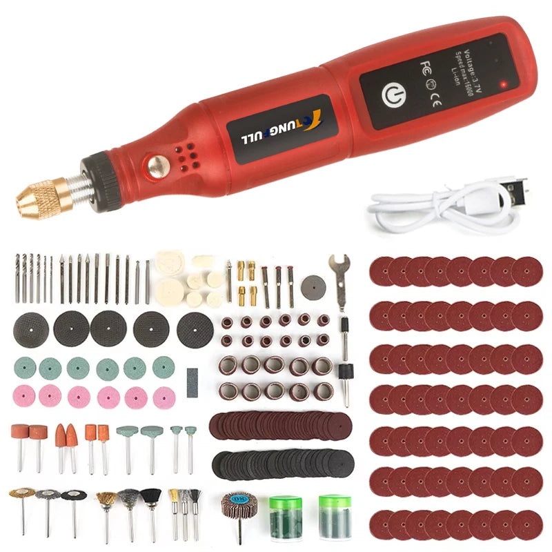 Mini perceuse électrique USB, stylo de gravure sans fil, Rechargeable, outils Dremel, outil rotatif, perceuse à main sans fil, Mini Machine à polir