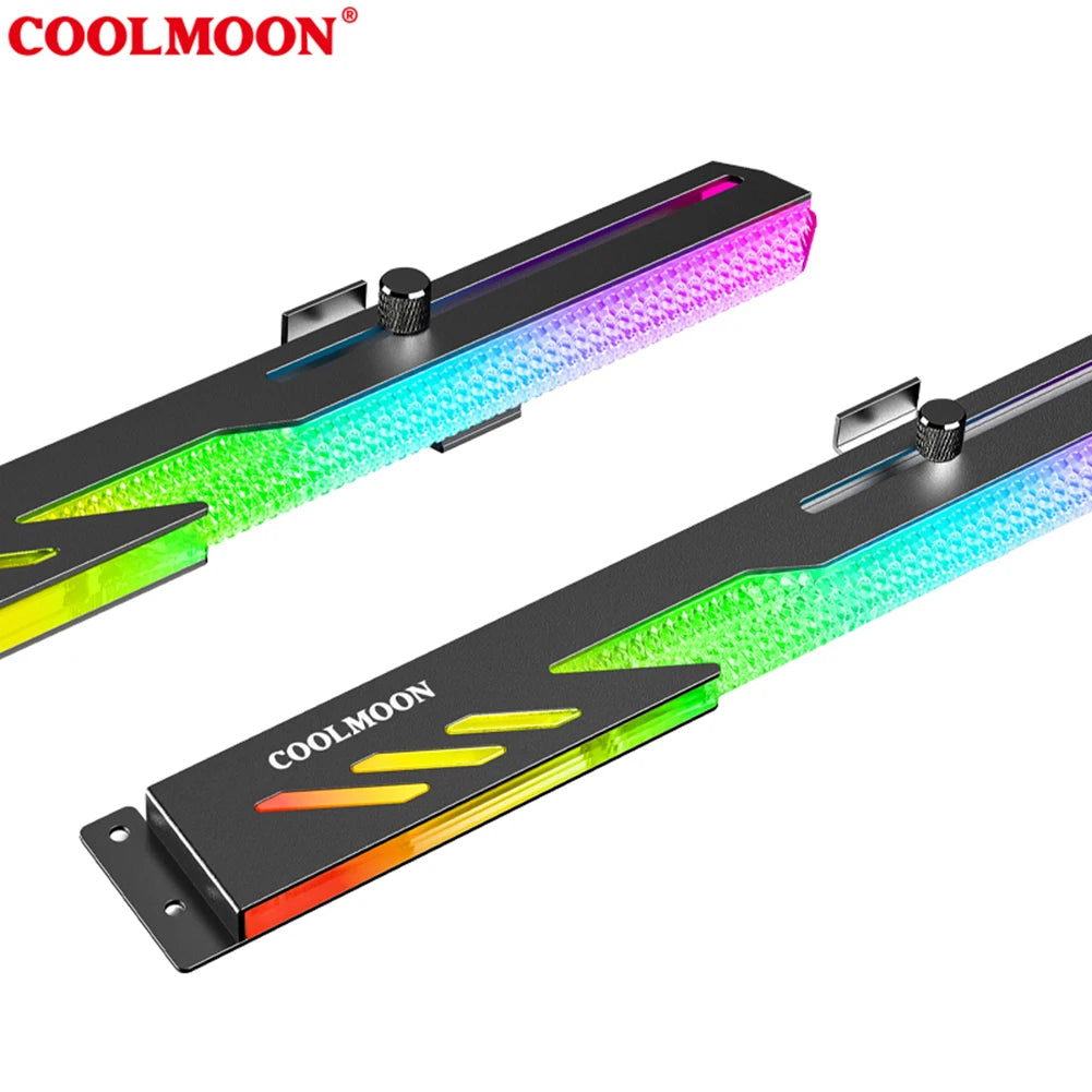 Support de carte vidéo GT8 personnalisé, 5V, 3 broches, ARGB, GPU, VGA, boîtier PC de bureau, accessoires de bricolage
