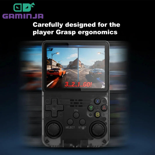 Console de jeu rétro portable 3,5" IPS — 64 Go, résolution 640x480, jeux classiques préchargés