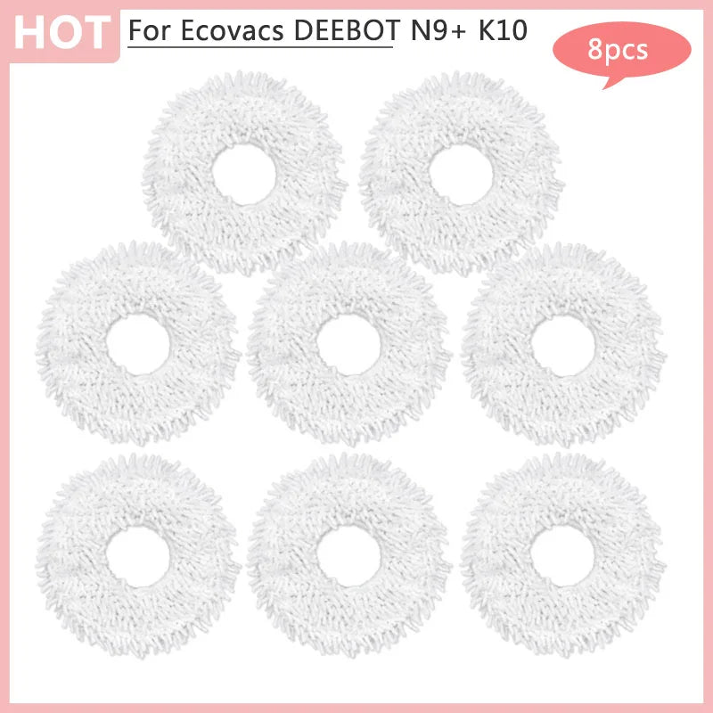 Main Brush Cover for Ecovacs DEEBOT N9 + K10 Yeedi Robot Vacuum Cleaner, Dust Box, Hepa Filter, Mop Cloth Module, Home Accessories
