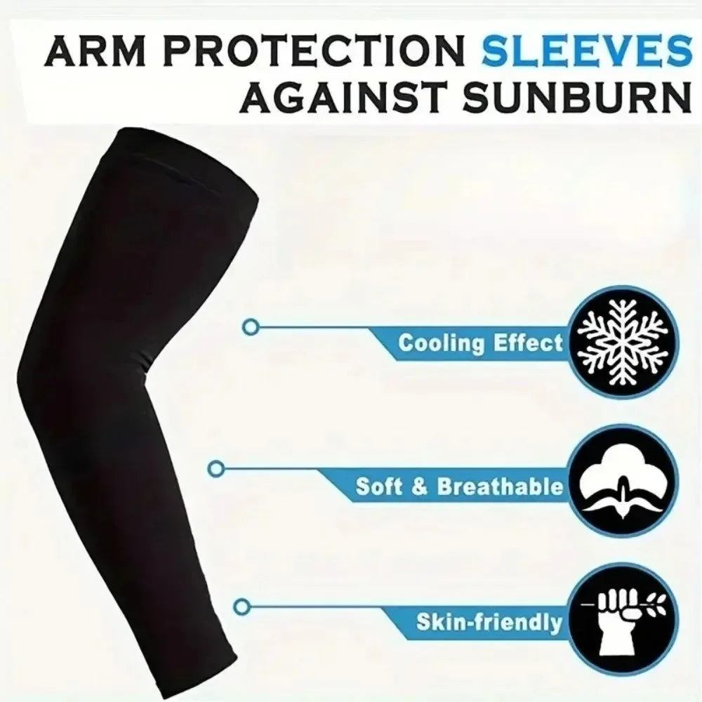 3 paires de manchons de protection solaire UV pour les bras – Protection respirante, utilisables pour la conduite, les sports, la randonnée et les activités estivales en plein air
