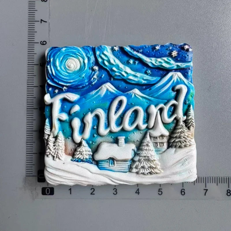 Imán de nevera, Finlandia, Noruega, Austria, Grecia, Myanmar, Italia, Marruecos, Argelia, Estados Unidos, homenaje, Córdoba, Tailandia, Praga, Lago de Como, Garda