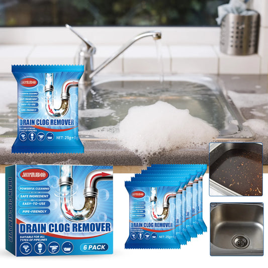 Poudre dépistolet ante pour le dragage et l'élimination des cigarettes, tuyau de vidange, toilettes, cuisine, égout, anti-cigarette, nettoyage, installation, 6 pièces