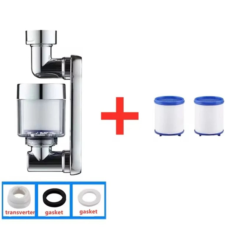Universal 1080° Rotating Filter Nozzle, Household Kitchen Faucet, Robotic Arm, Splash, F/05 and ET Motors