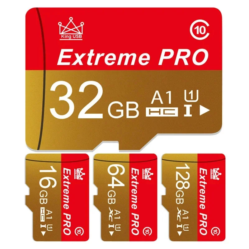 Carte mémoire 16 Go 32 Go Mini SD 64 Go 128 Go 256 Go MiniSD Max Ultra C10 Carte TF pour téléphone portable et surveillance