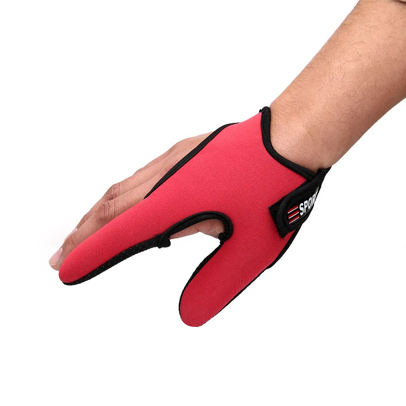 Gants de pêche 2 doigts protecteur respirant anti-dérapant Anti-coupure gants de pêche carpe matériel de pêche en plein air accessoires fournitures