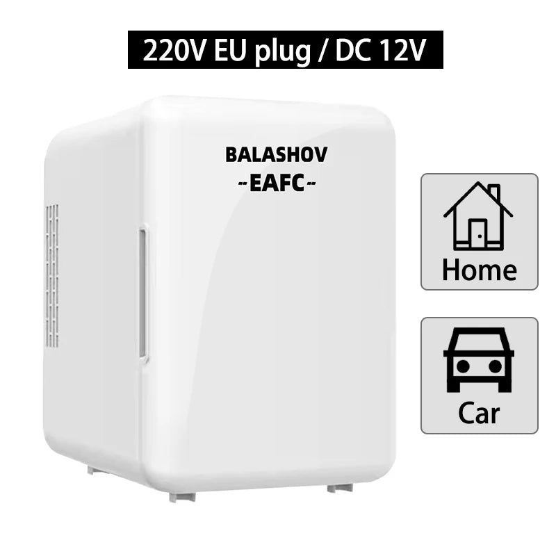 Mini Nevera de Temperatura Constante, 4l, 12V/220V, para Coches, Refrigerador, Calentador, Indispensable, Conservación de Productos para el Cuidado de la Piel para el Hogar y el Coche