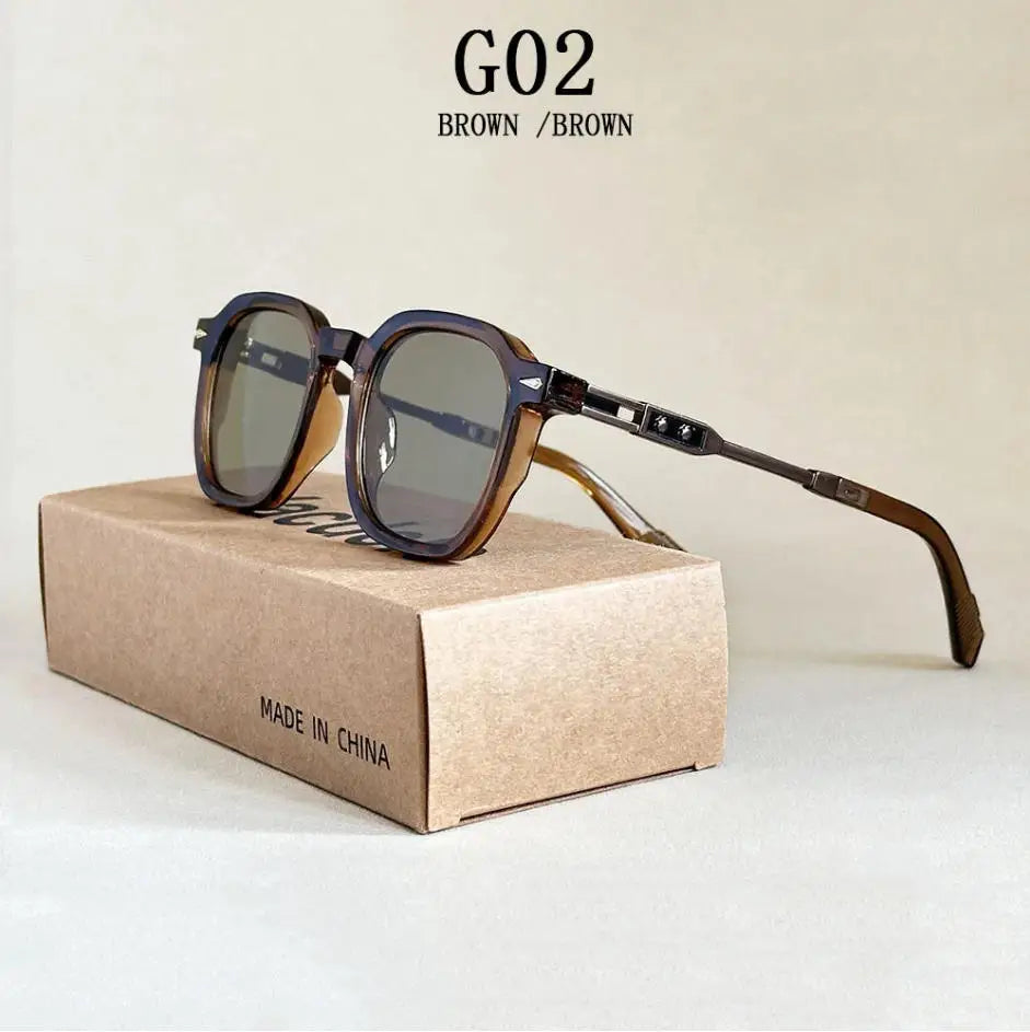 Lunettes de soleil pour hommes vintage — femmes, rétro, mode, vacances, 2025