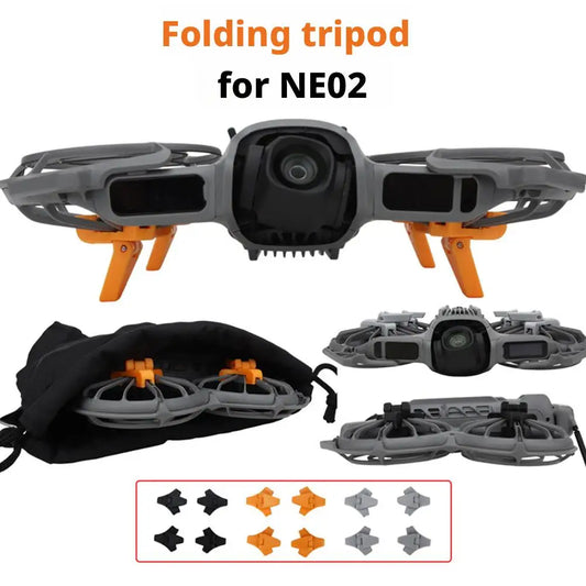 Train d'atterrissage pliable et lentille pour drone — film anti-rayures, extension de jambe, accessoires