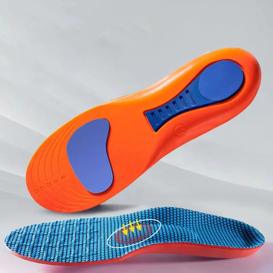 Plantillas ortopédicas elásticas para calzado, tecnología unisex, absorción de impactos, transpirables, para correr