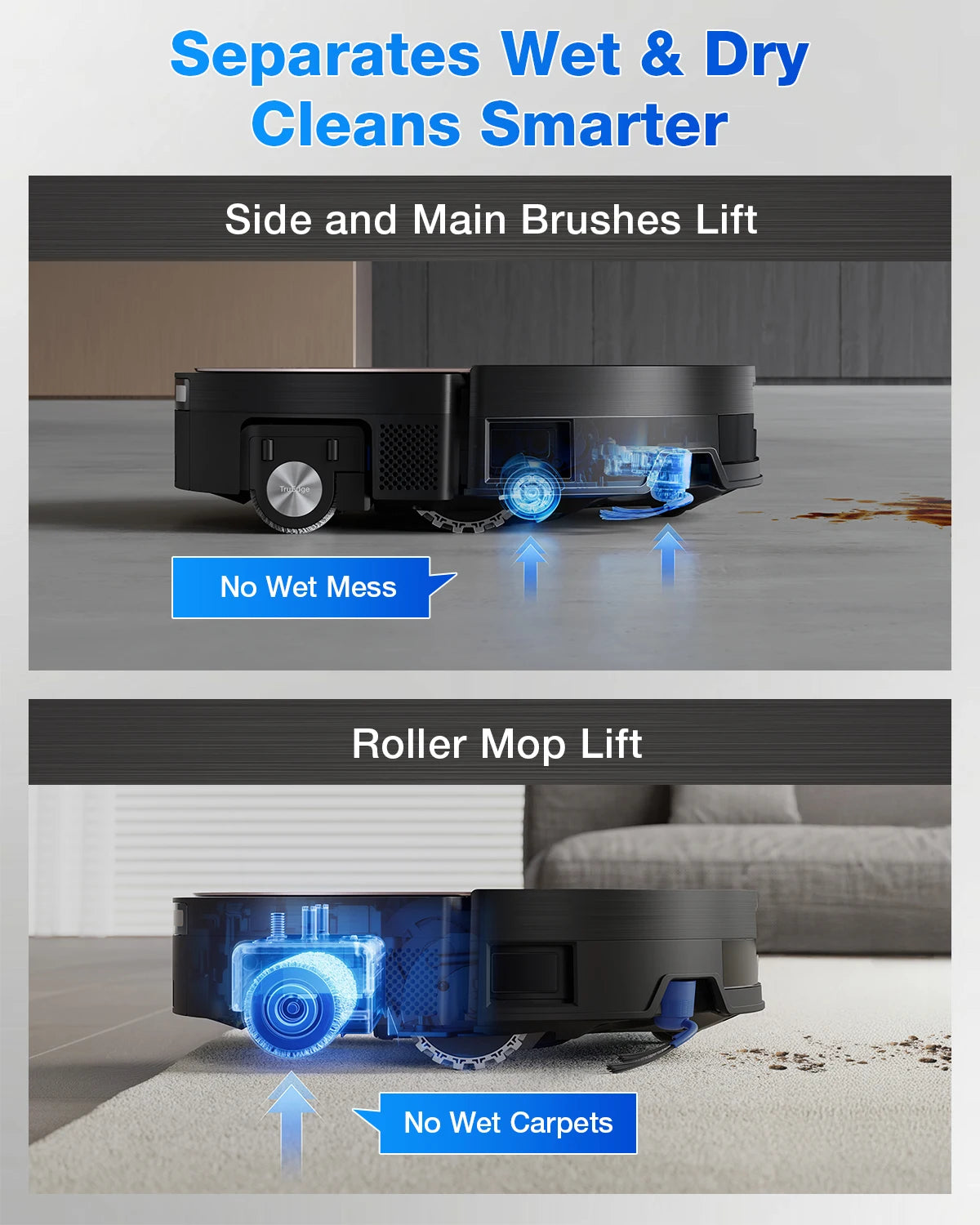 ECOVACS Robot aspirador barredor DEEBOT X11 PRO OMNI 19500pa, robot de limpieza con mopa y succión, aspiradora fregadora inalámbrica para el hogar con estación de carga