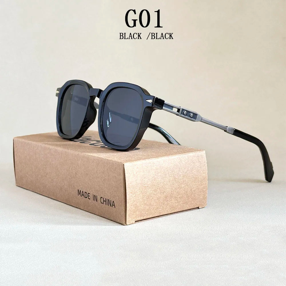 Lunettes de soleil pour hommes vintage — femmes, rétro, mode, vacances, 2025