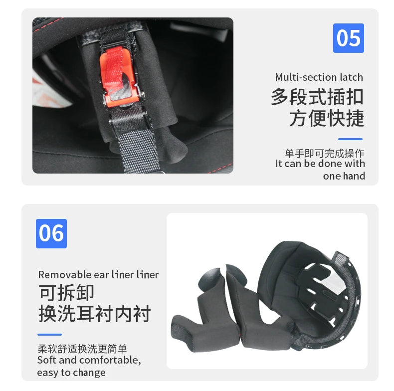 Casques de moto pour hommes et tenue de femme casques de Locomotive à Double lentille Cascos Para Capacete Da Motocicleta
