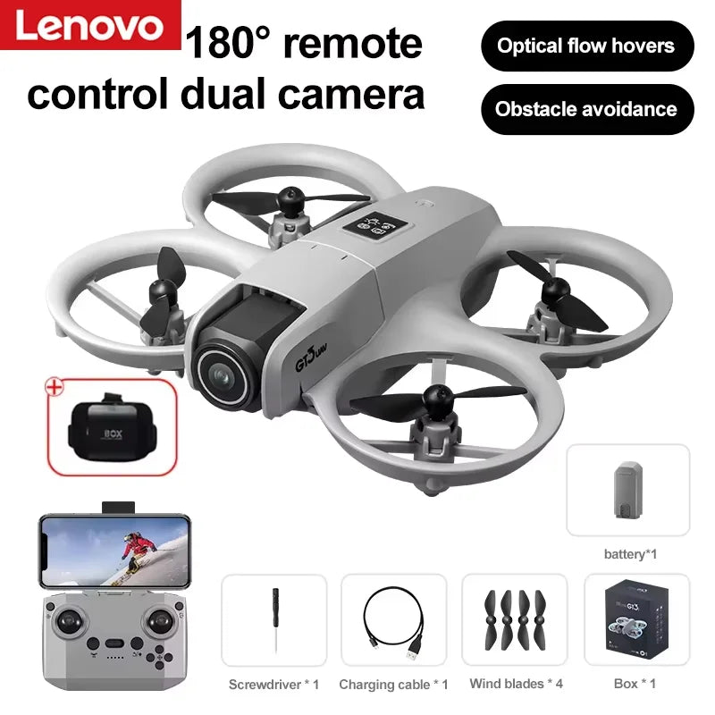Drone 8K HD — grand écran, flux optique, moteur brushless, évitement intelligent d'obstacles, UAV