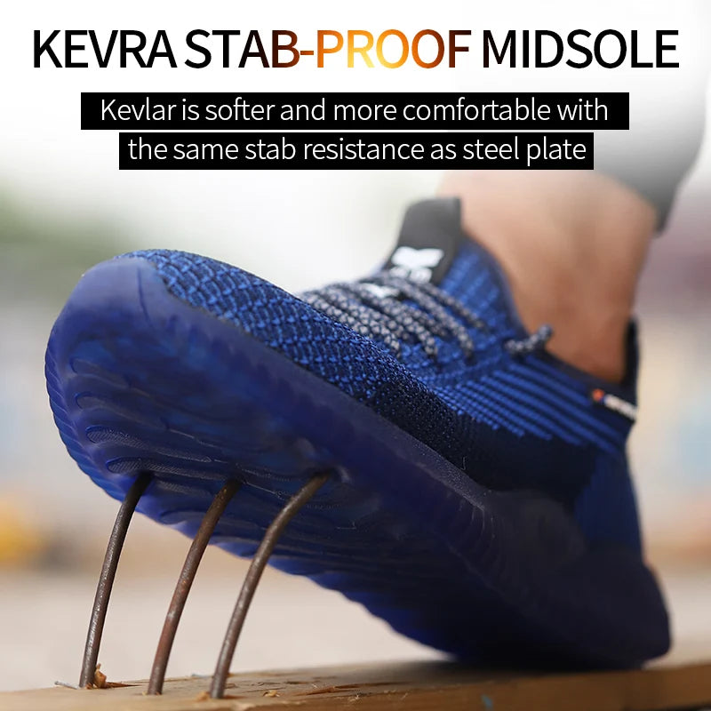 Chaussures de Sécurité Homme Embout Acier Anti-Perforation — Construction & Travail