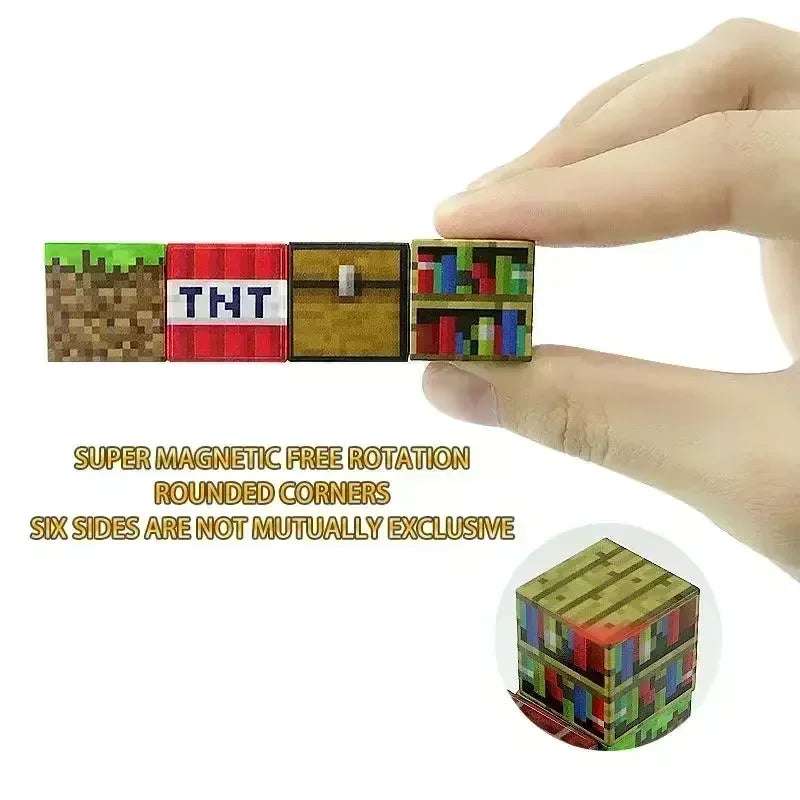 500 Pièces Blocs de Construction Magnétiques Mini Monde — DIY, Puzzle, Jouets Enfants