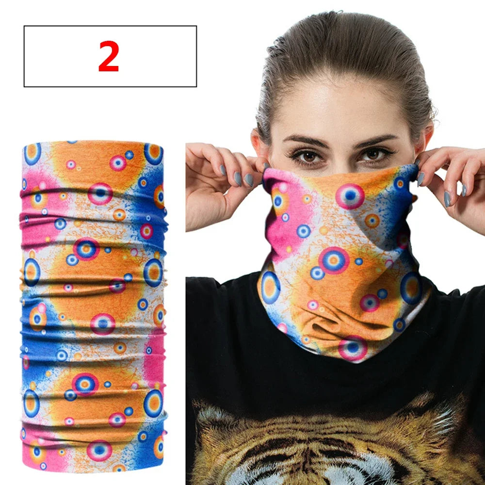 Écharpe de sport anti-poussière pour hommes et femmes, col pare-soleil, bandana pour la tête, le visage, le cou, la pêche en plein air