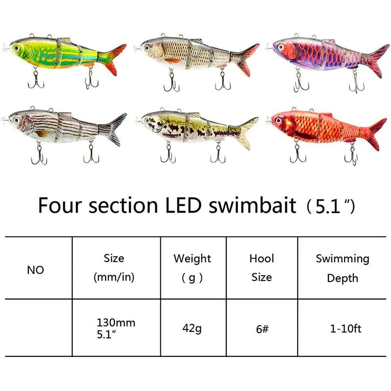 Leurre de Pêche Robot Électrique — Nage Automatique Haute Attraction