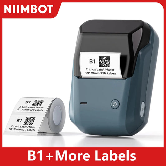 Mini imprimante thermique portable — auto-adhésive, étiqueteuse Bluetooth, autocollants de poche