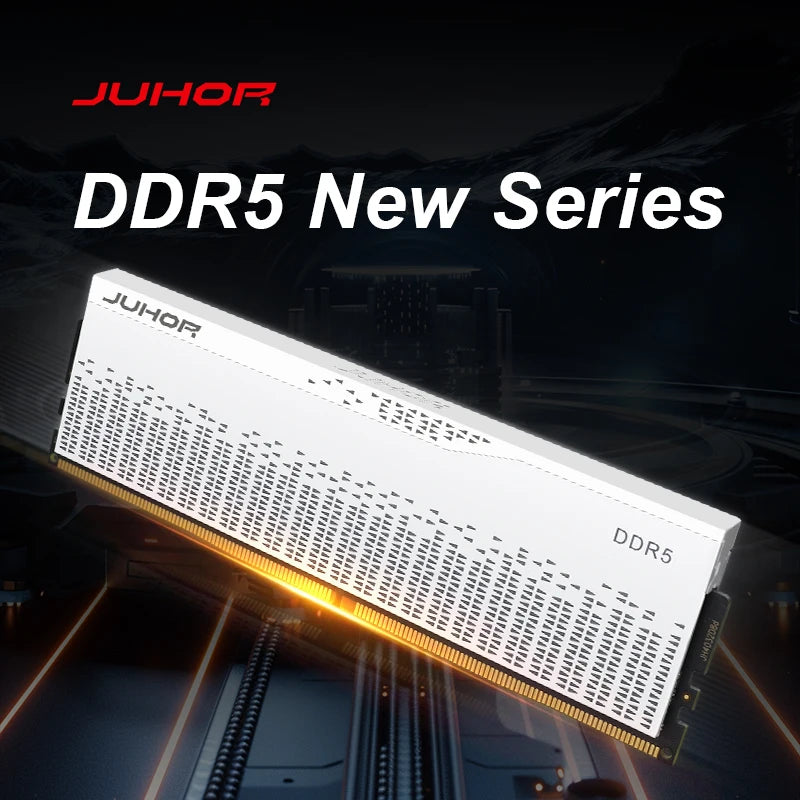 Mémoire RAM DDR5 JUHOR 16 Go 4800 MHz 5600 MHz 6000 MHz pour ordinateur de bureau et jeux
