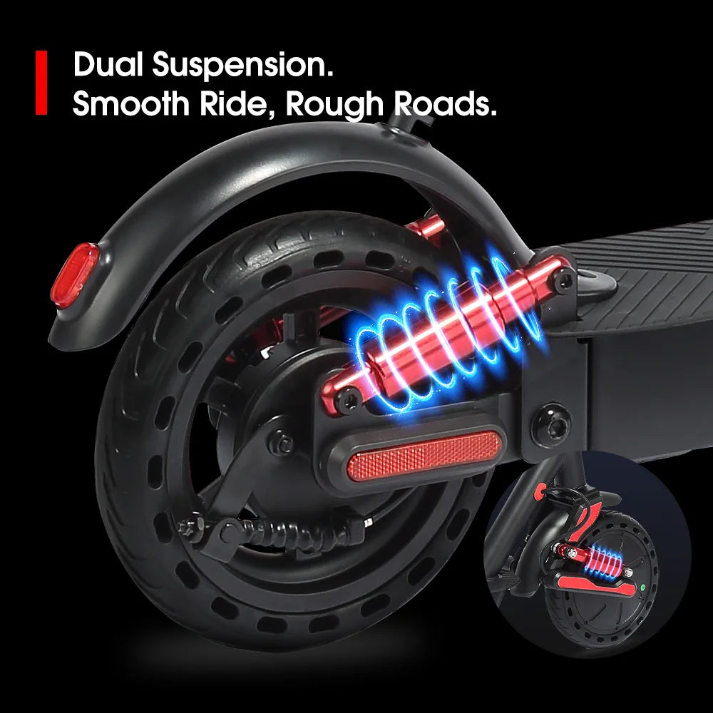 HUANCI D06 500W electric scooters adult e-scooter 36V25AH foldable escooters 32 KM/H 8.5 inch electric scooter