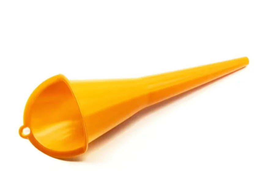 Long stem funnel for car, oil and fuel filling tools, anti-splash plastic oil funnel, motorcycle refueling tools, automotive accessories