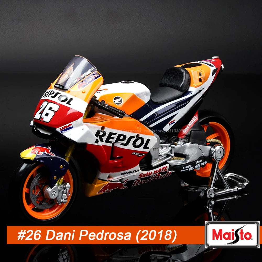 Modèle Réduit Moto GP 1:18 Champion 2024 — Alliage Moulé, Collection & Cadeau