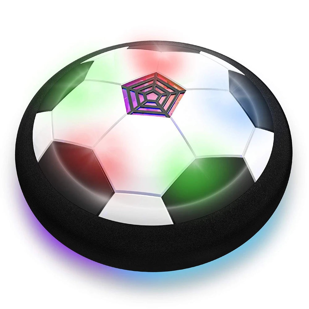 Hover balón de fútbol juguetes para niños Fútbol flotante eléctrico con luz LED música balón de fútbol juego al aire libre juguetes deportivos para niños