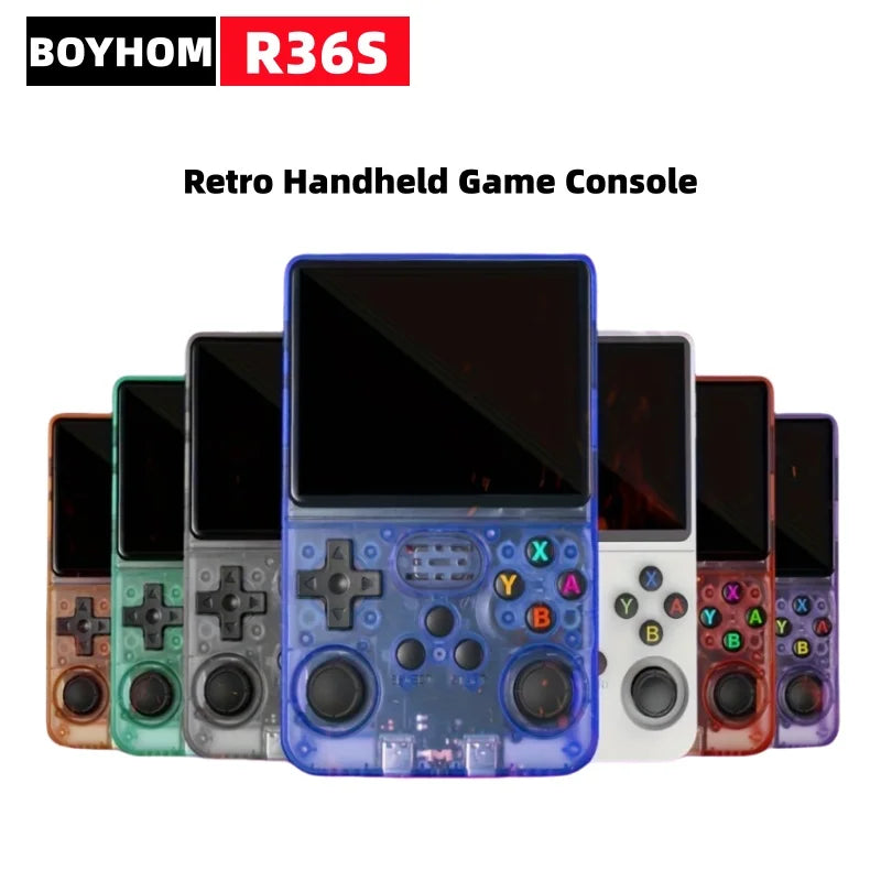 Console de jeu rétro portable 3,5" IPS — 64/128 Go, système Linux, jeux vidéo, cadeau enfants (v2)