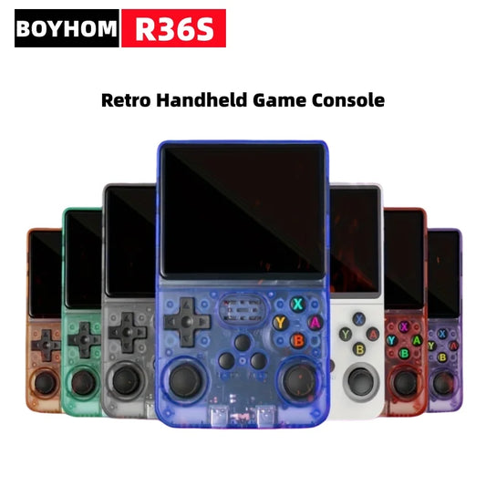 Console de jeu rétro portable 3,5" IPS — 64/128 Go, système Linux, jeux vidéo, cadeau enfants (v2)