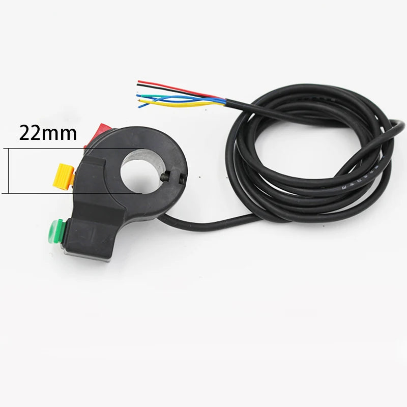 Para Citycoco Scooter Eléctrico manillar interruptor intermitente claxon faro interruptor de control tres en uno interruptor multifunción