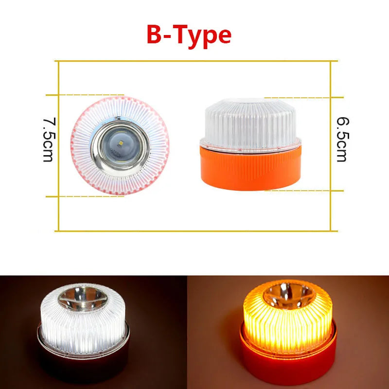 Lumière de secours Led V16 pour voiture, lumière clignotante d'explosion, stroboscope à Induction magnétique, voyant d'avertissement clignotant, accessoire de sécurité