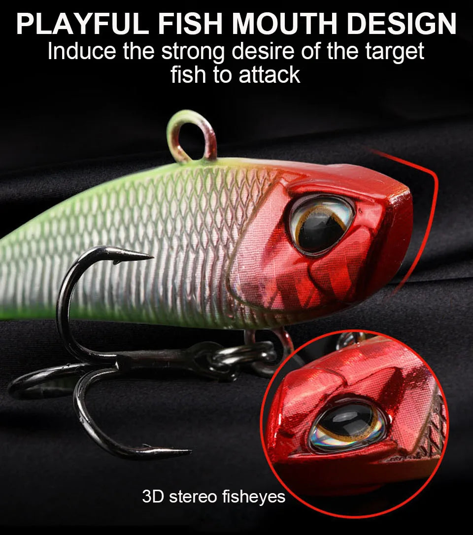 WALK FISH 7g 11g 15g 21g Spinner appât métal VIB leurre de pêche queue rotative Vibration paillettes japon Wobbler pêche à la traîne appât Pesca
