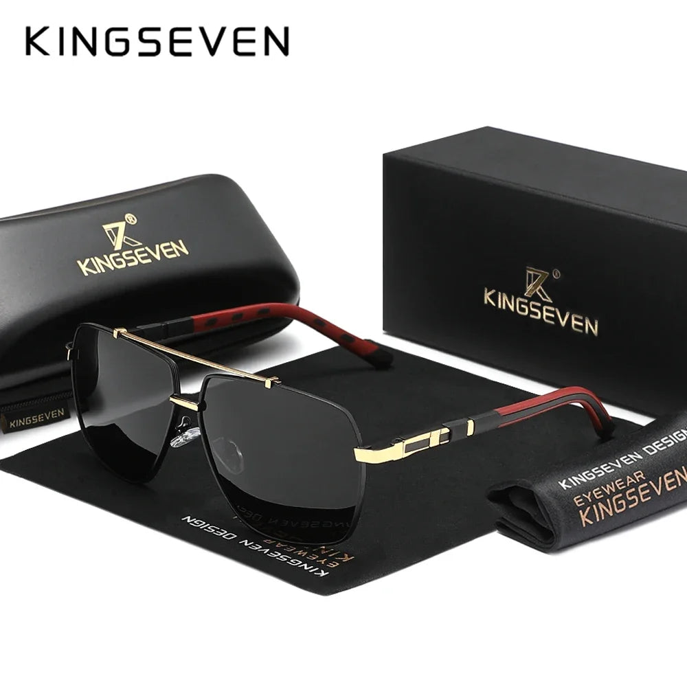 Lunettes de soleil UV400 — carré, grand cadre, polarisées, conduite, plein air, mode 2026