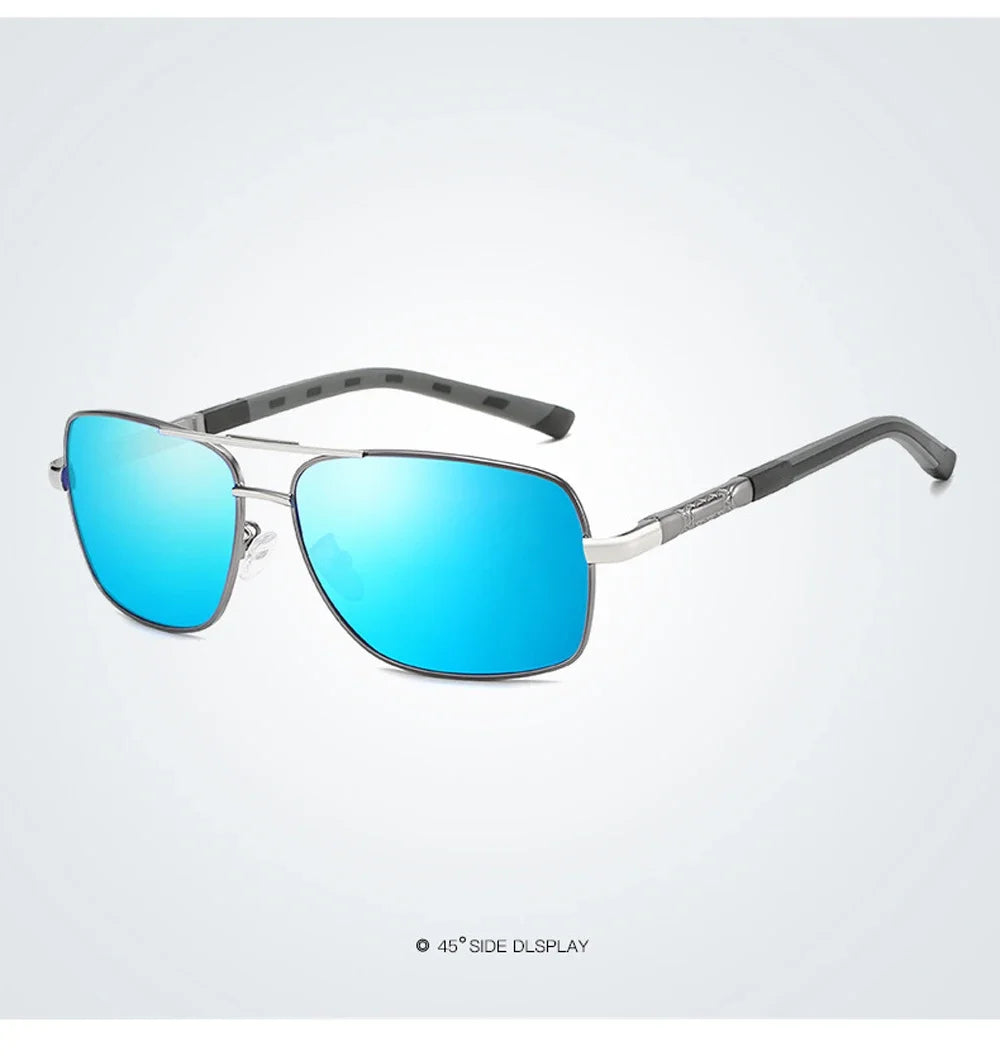 Lunettes de Soleil Femme Polarisées Dégradé — Lentille Carrée, Rétro, Conduite