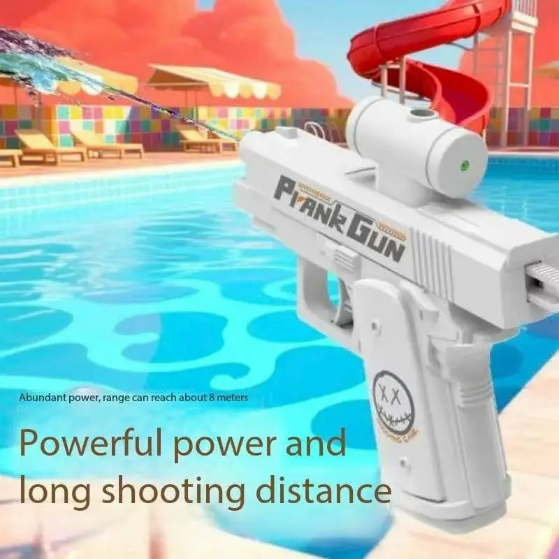 Pistolet à eau inverse Double face drôle-jouet de farces d'été, Mini pulvérisateur d'eau tactique pour enfants et adultes, combat aquatique de piscine et de plage