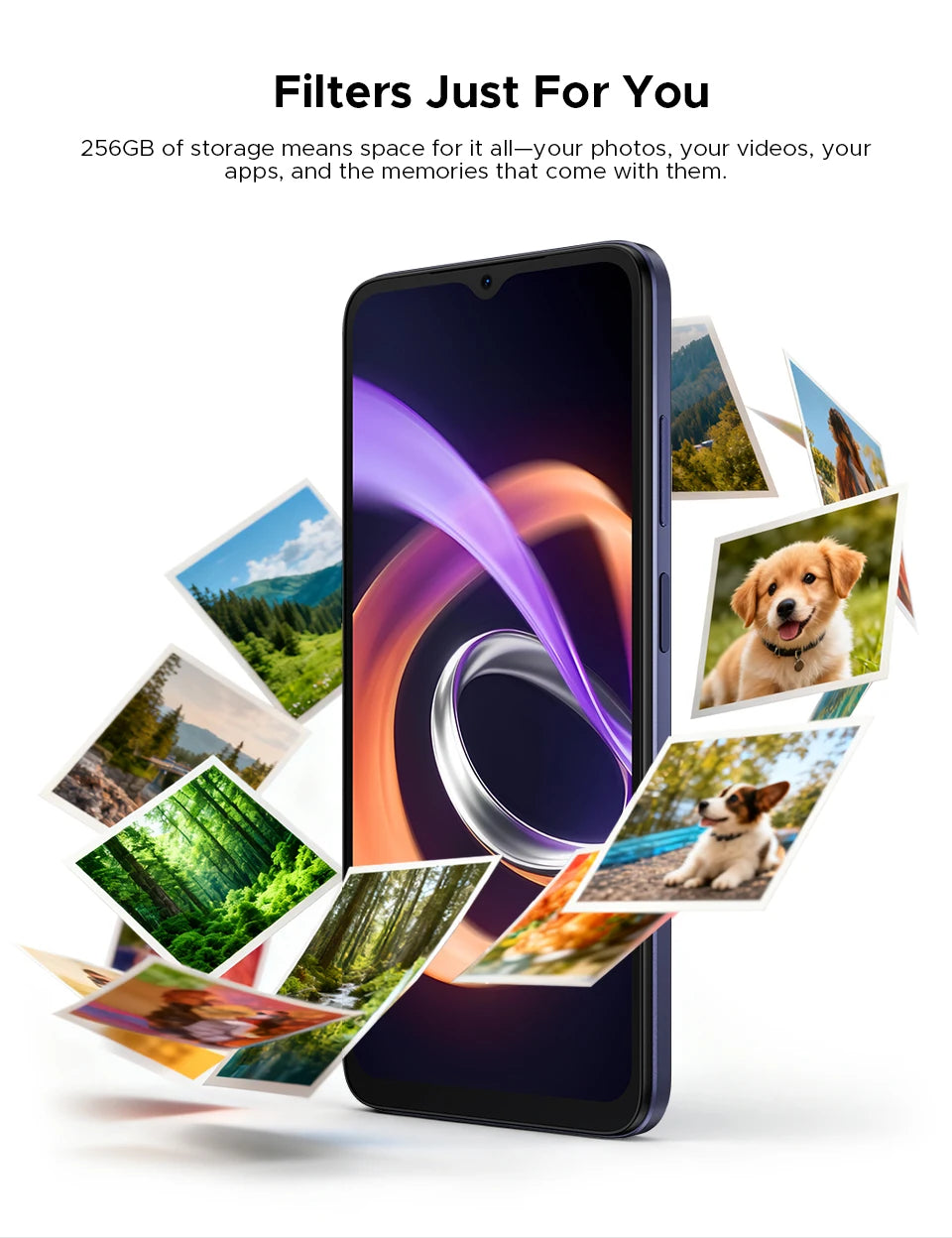 DOOGEE Note56 Plus Smartphone Android 16 — 48+256 Go, 6150 mAh, 6,56" 90Hz, 50 MP, NFC
