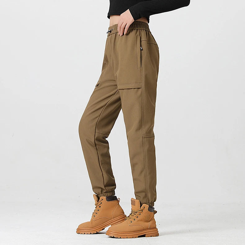 LNGXO hiver épais polaire pantalon hommes femmes imperméable coupe-vent chaud survêtement pantalon unisexe randonnée Camping escalade ski pantalon