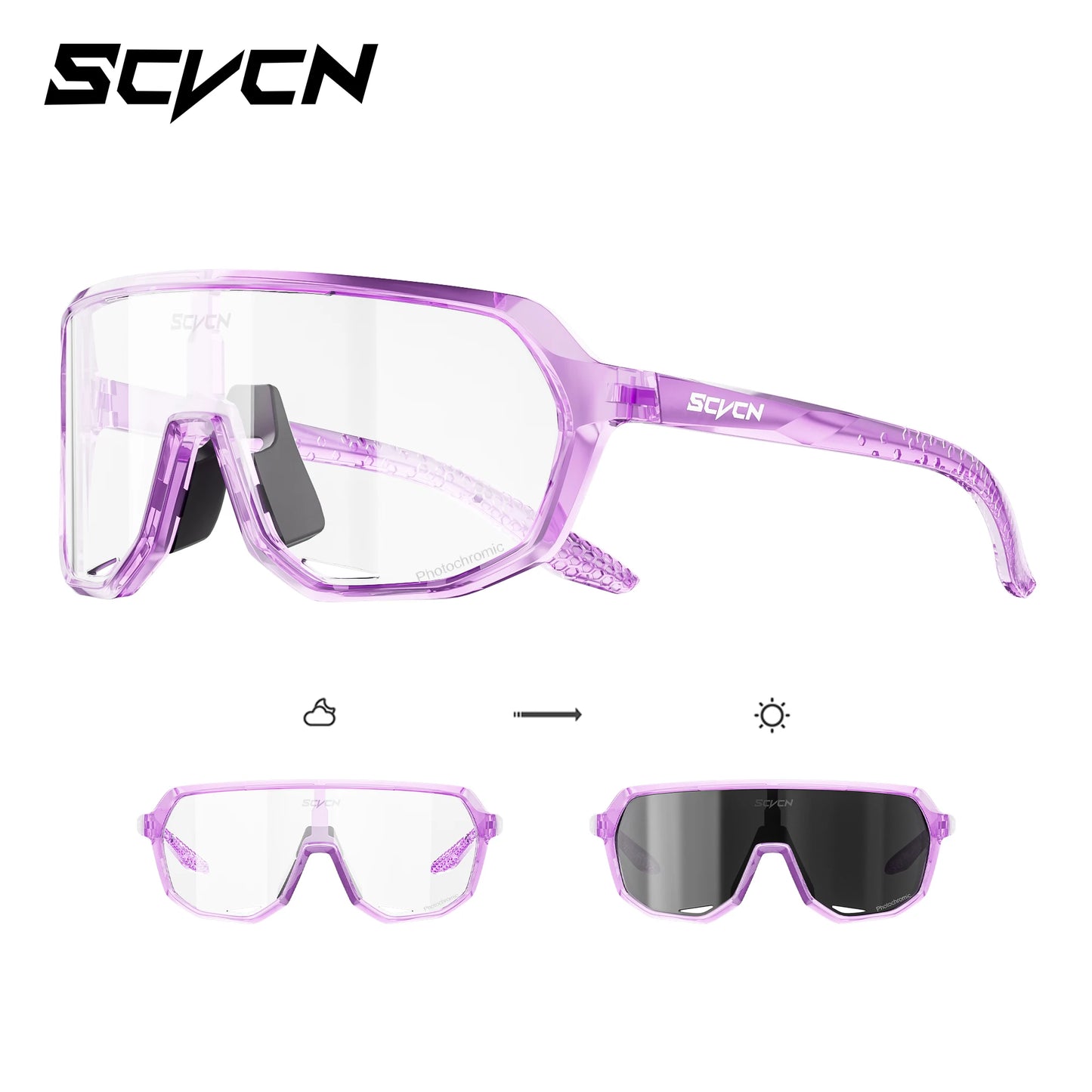 Lunettes de Soleil Sport UV400 — Vélo, Randonnée & Escalade Homme Femme