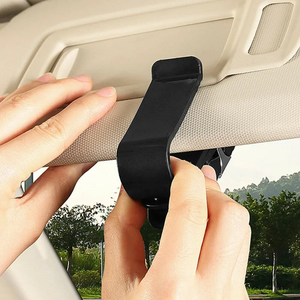 Étui à lunettes de voiture universel, pare-soleil de voiture, porte-lunettes, Clip pour carte, porte-billet, accessoires d'intérieur automobile