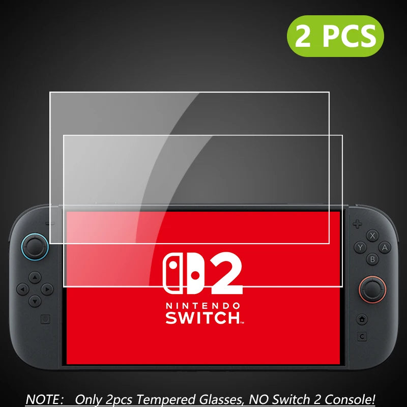 Protecteur d'écran en verre trempé HD pour console portable 2025 — transparent, anti-rayures