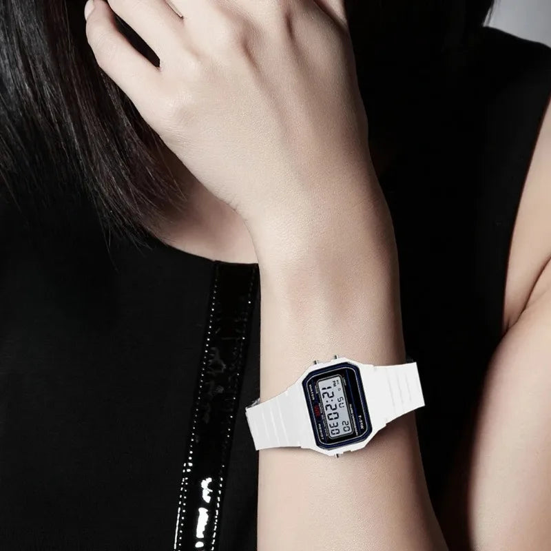 Reloj de pulsera deportivo militar analógico digital de lujo para hombre, resistente al agua, con luz LED, para niños y mujeres, con correa y alarma