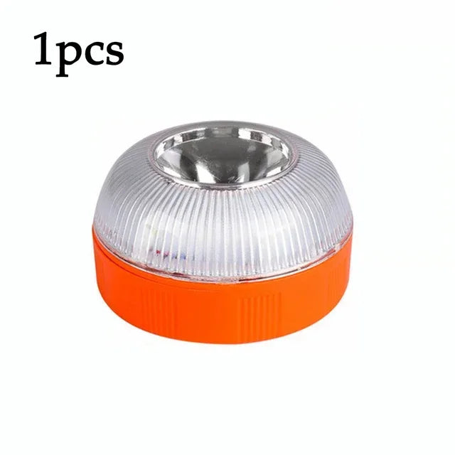 Baliza de emergencia para coche, 2 modos de iluminación, versión con batería, estroboscopio de inducción, luz de advertencia intermitente