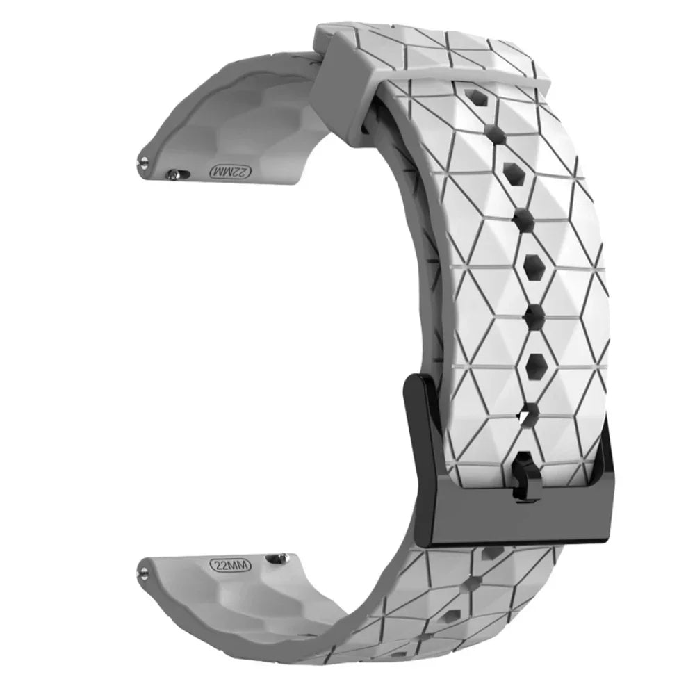 Bracelet de montre en silicone 20mm/22mm — compatible smartwatches, sport