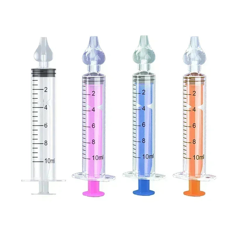 Rhinite irrigateur Nasal lavage pour enfants Silicone bébé aspirateur Nasal seringue bébé nez nettoyant enfants laveuse nasale réutilisable